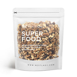 NESTLADY Raw Walnuts | California Nuts|No Shell | Resealable Package Fresh 400g 1 count