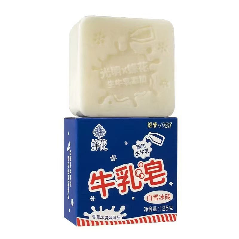 Bee flower bright snow ice brick milk soap 125g*3 1 each