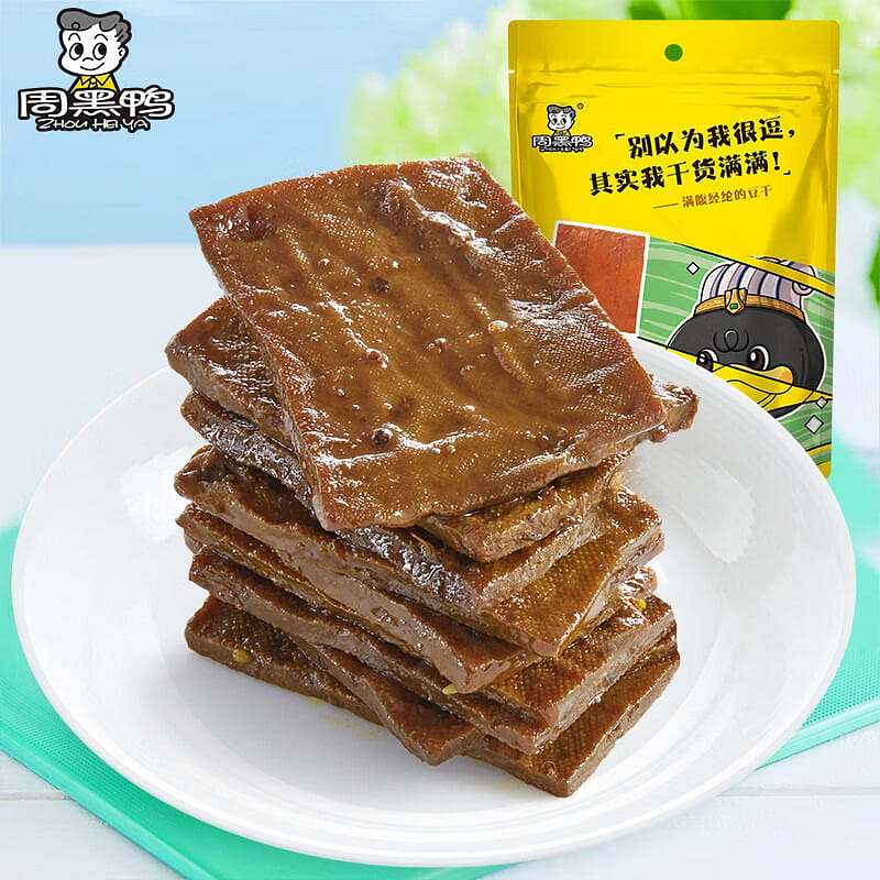 周黑鸭 卤豆干 卤味 休闲零食 解馋 火锅食材 120 克