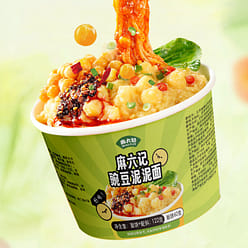 MaLiuJi Pea Mud Noodles Instant Dry Mix Noodles 122 g