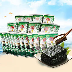Nine imported mini nori roasted sea tundra flavor leisure sushi laver children r 2 g