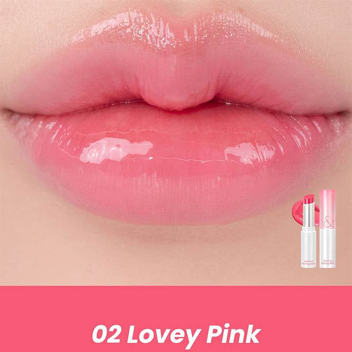 romand Glasting Melting Balm (#02 Lovey Pink) 1 ส่วน