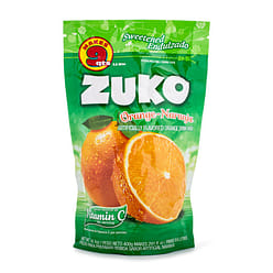 Zuko Instant Drink Mix Orange 14.1 oz