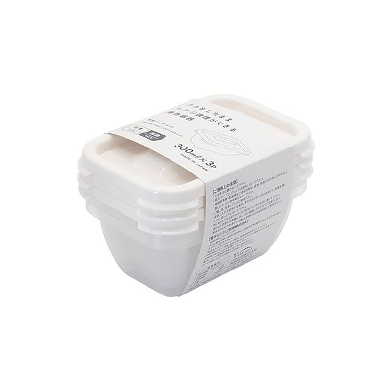 Watts Storage Box 300ml 3pcs Plastic 1 개