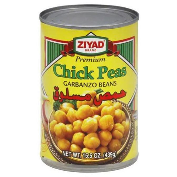 Ziyad Boiled Chickpeas (Garbanzo), 15.5 oz can 15.5 온스