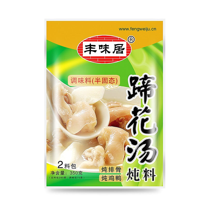 Sichuan Mom's hoof Flower Soup stewing ingredients 350 g