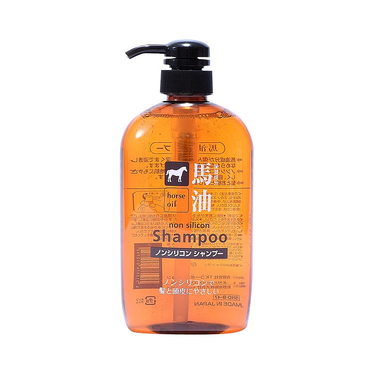 Kumano Horse Oil Silicone-Free Shampoo 600ml