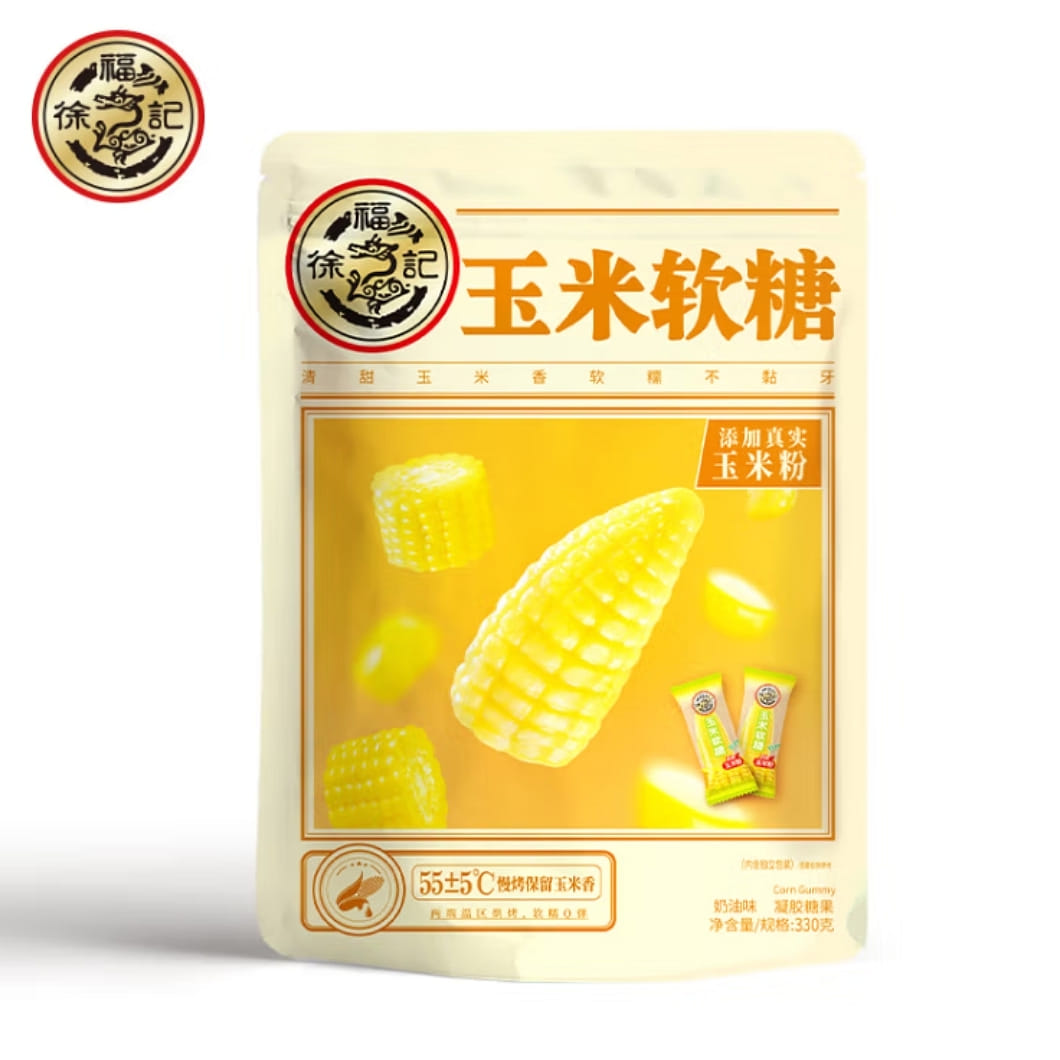 Hsufuchi Corn Soft Candy 200 g