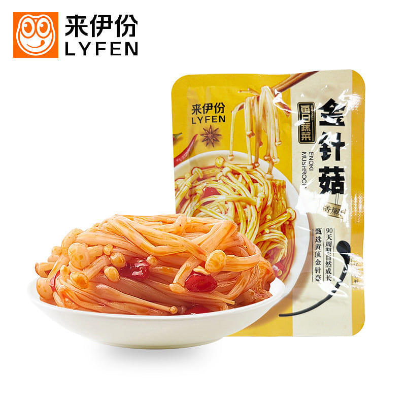 LYFEN Spicy-Flavor Enoki Mushroom 2pc 54 g