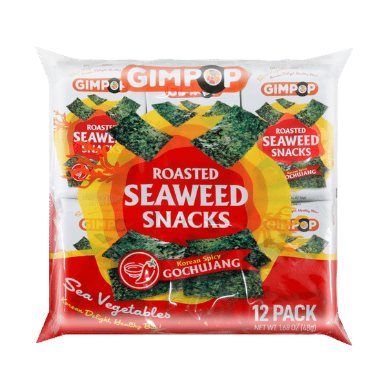 weee_snack_Gim Pop Gochujang Roasted Seaweed Snacks 12 Pack 1.68 oz