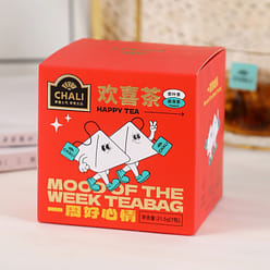 CHALI Classic Red Tea Drip Deluxe Box Set-Happy Weekly Tea Bag 1 count