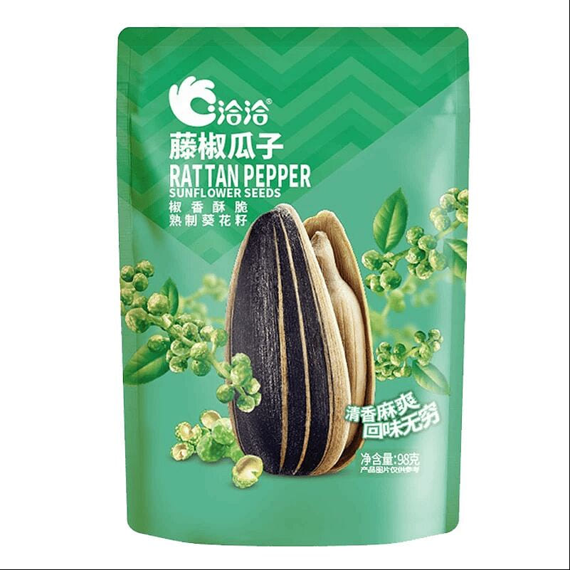 Green Sichuan Pepper Flavor Sunflower Seeds 98g*1 98 g