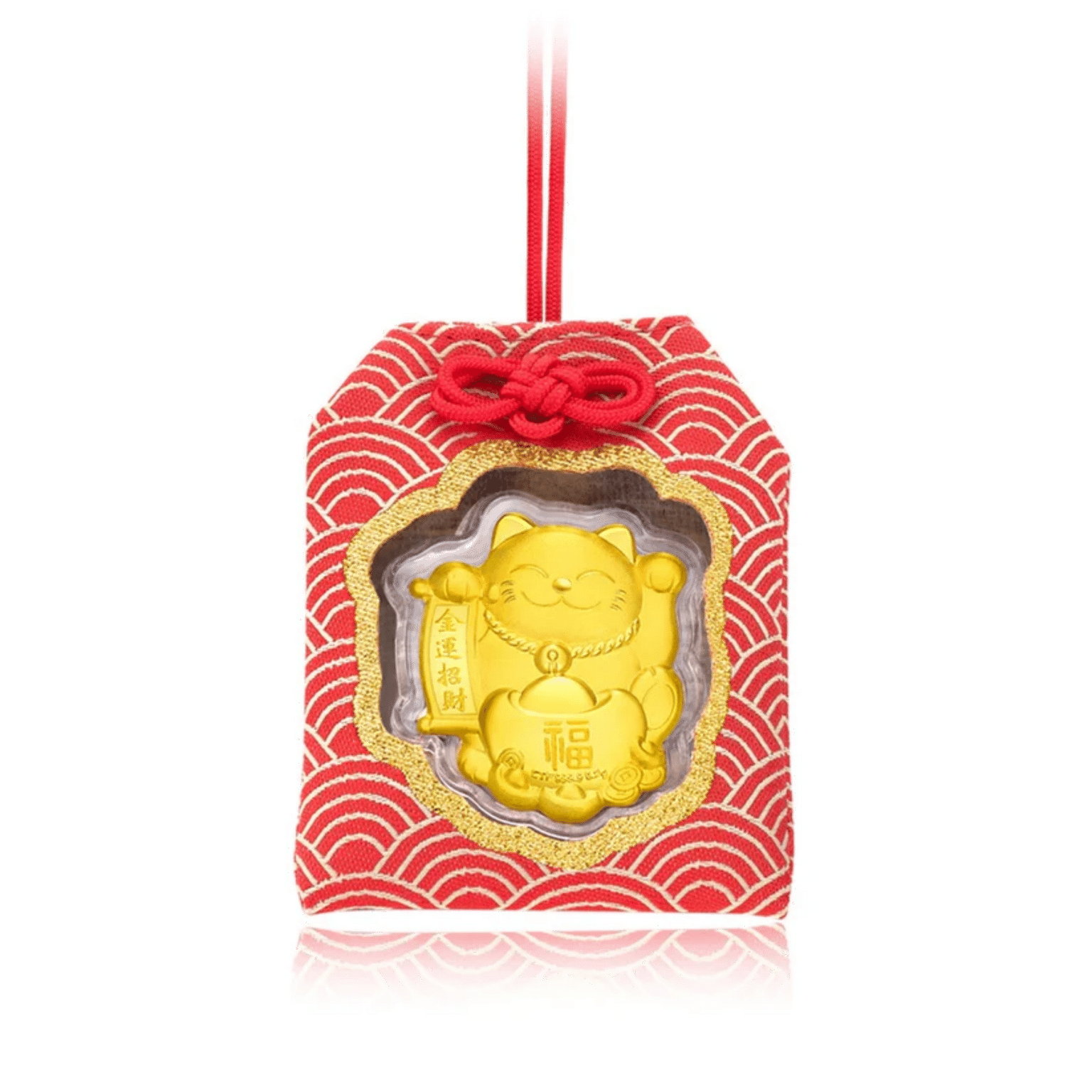 Zhou Dafu (Chow Tai Fook) 999 Gold Amulet for Good Fortune 1 개입