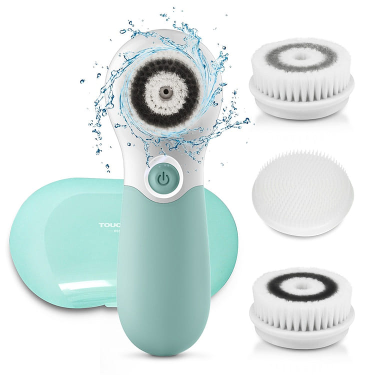 Get TOUCHBeauty Electric Facial Cleansing Brush With 3 Cleanser