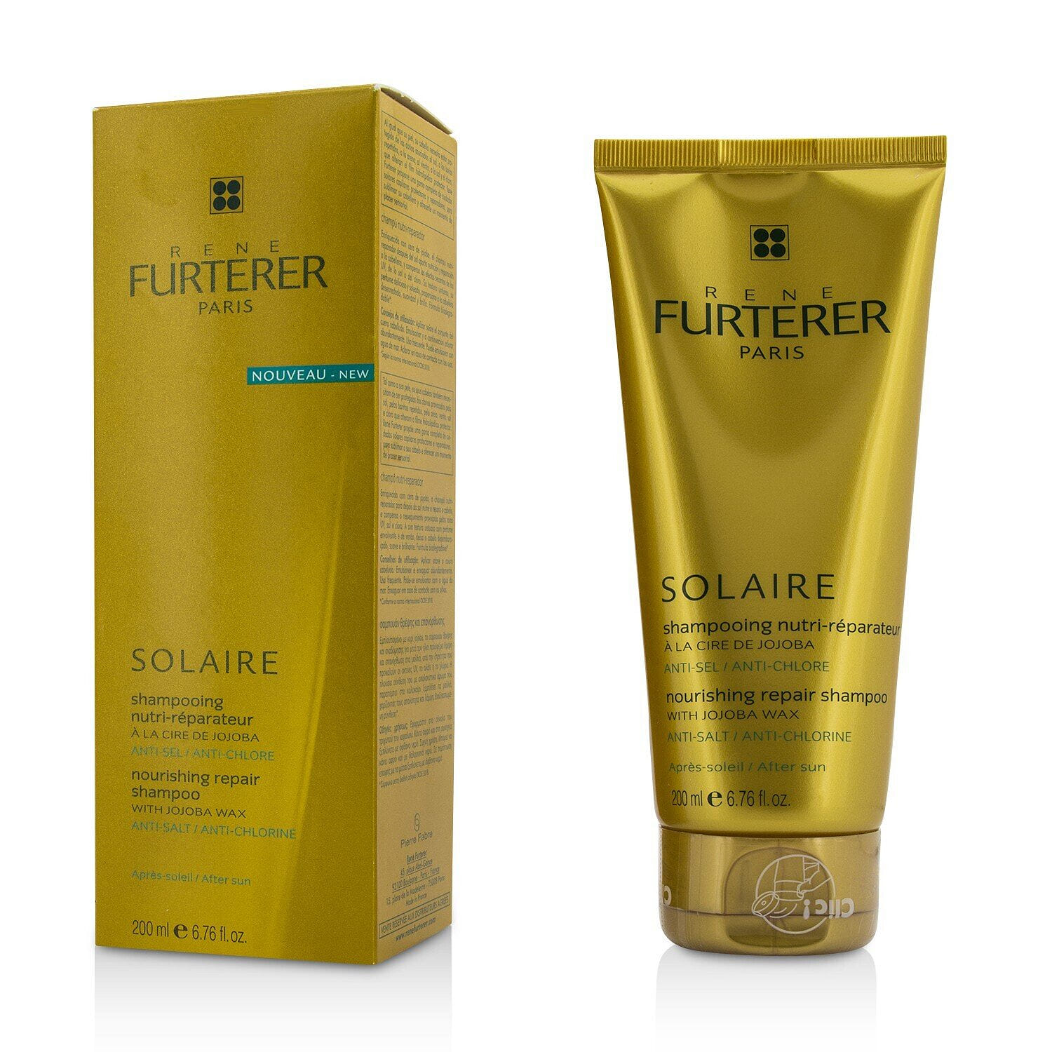 Rene Furterer Solaire Nourishing Repair Shampoo with Jojoba Wax - After Sun  200ml/6.76oz 200 ml