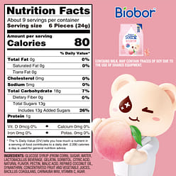 Biobor active probiotic gummy bear  for  children 7.94 oz