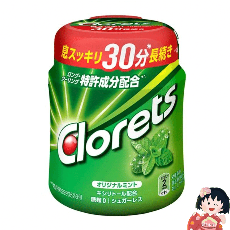 Mondelez Clorets Original Mint Bottle Gum 140g 1 병