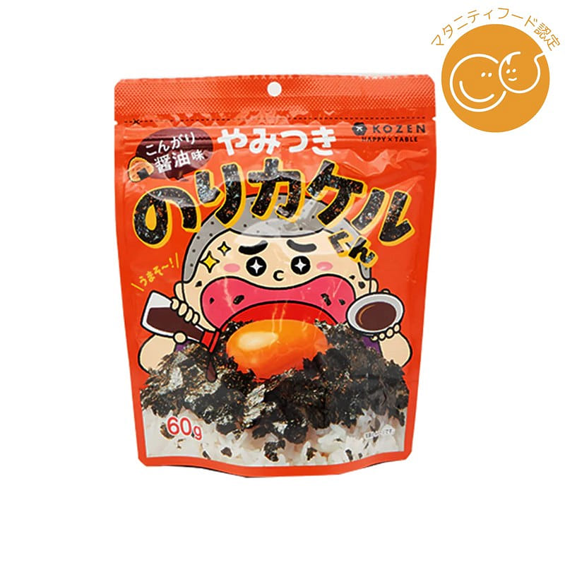 Kozen Honten Nori Kakerukun Crispy Soy Sauce 60g 1 each