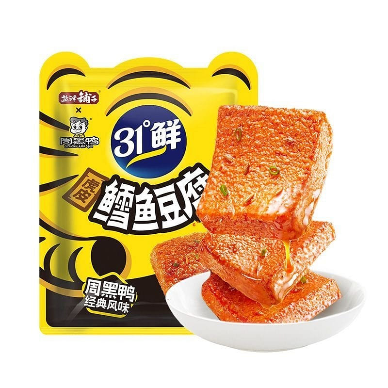 Yanjinpuzi Tiger Skin Cod Fish Tofu180g 1 ส่วน