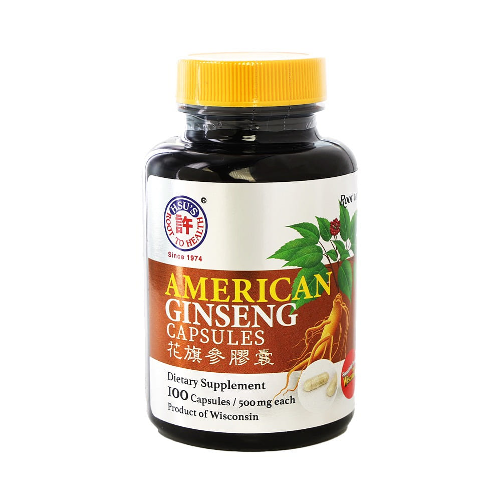 HSUS'S American Ginseng Capsule 100ct 1 병