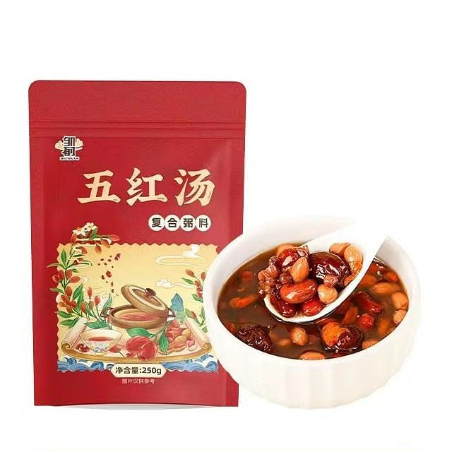 Zou Youcai Five Red Soup Goddess Porridge Moon Porridge Breakfast Mixed Grain 1 อัน