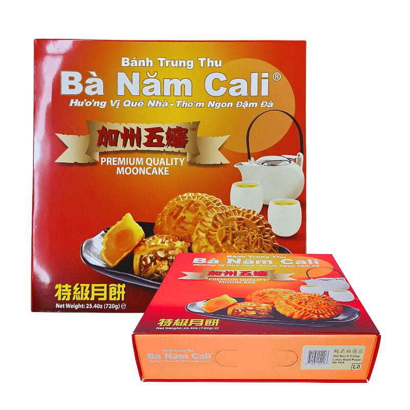 Ba Nam Cali Mooncake Lotus Seed 0 Yolk 25.40 oz 1 each