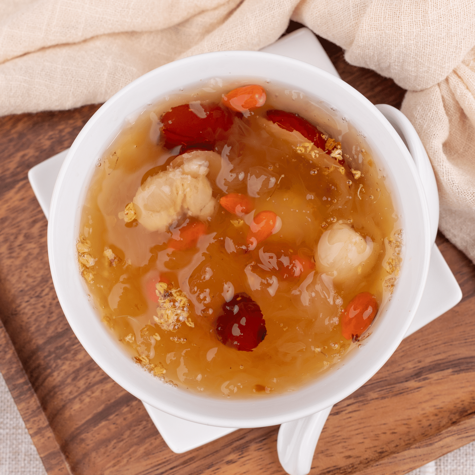 Stewed Peach Gum with Osmanthus and Rock Sugar 15 oz