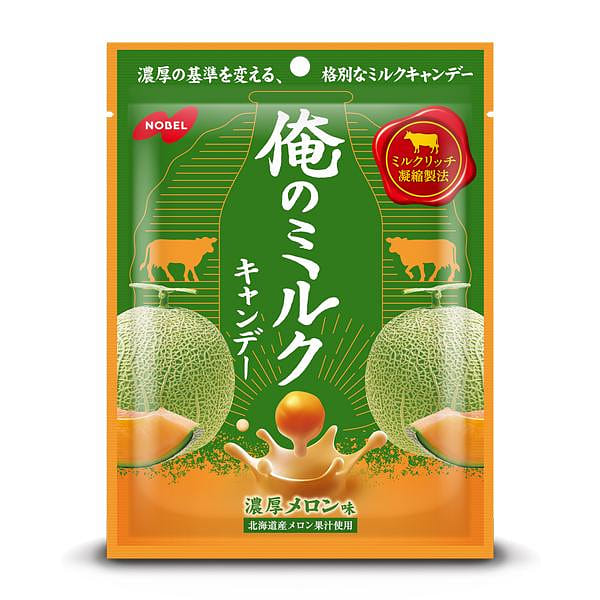 Nobel Rich Melon Milk Candy 80g 1 pack