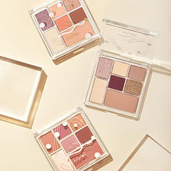 Judydoll橘朵玩趣七色系列多色眼影盘 15粉芋灰棕盘 1 份