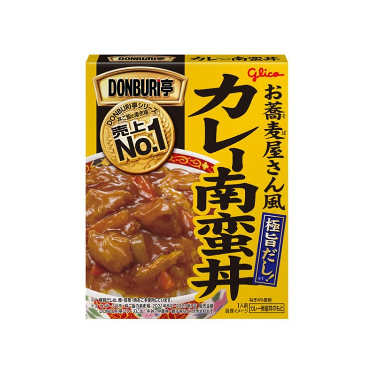 Bát cà ri kiểu nhà hàng Glico DONBURI-tei Soba 165g 165 g