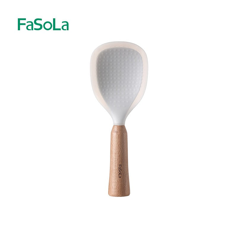 FaSoLa Rice Spoon Anti Stick High Temperature Resistant No Harm Coating 1 Piece 1 개입