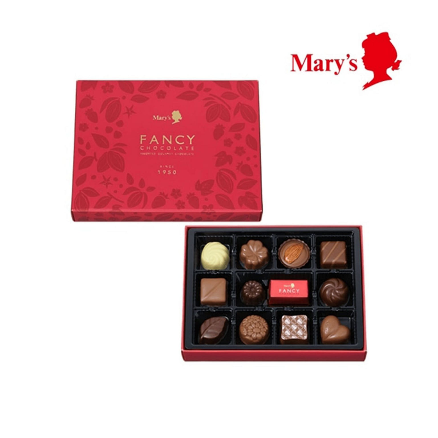 Mary's Chocolate Assorted Chocolate 12pcs 1 each
