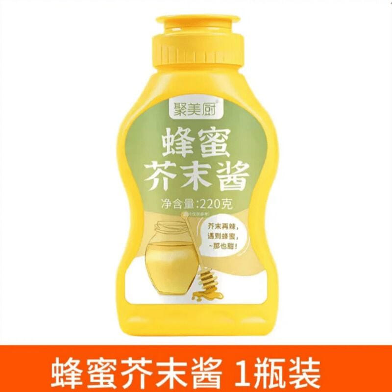 聚美厨 韩式蜂蜜芥末酱 220g*1瓶 220 克