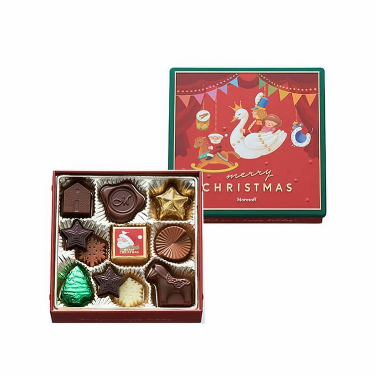Get MOROZOFF Christmas Limited Chocolate 12pcs Delivered | Weee