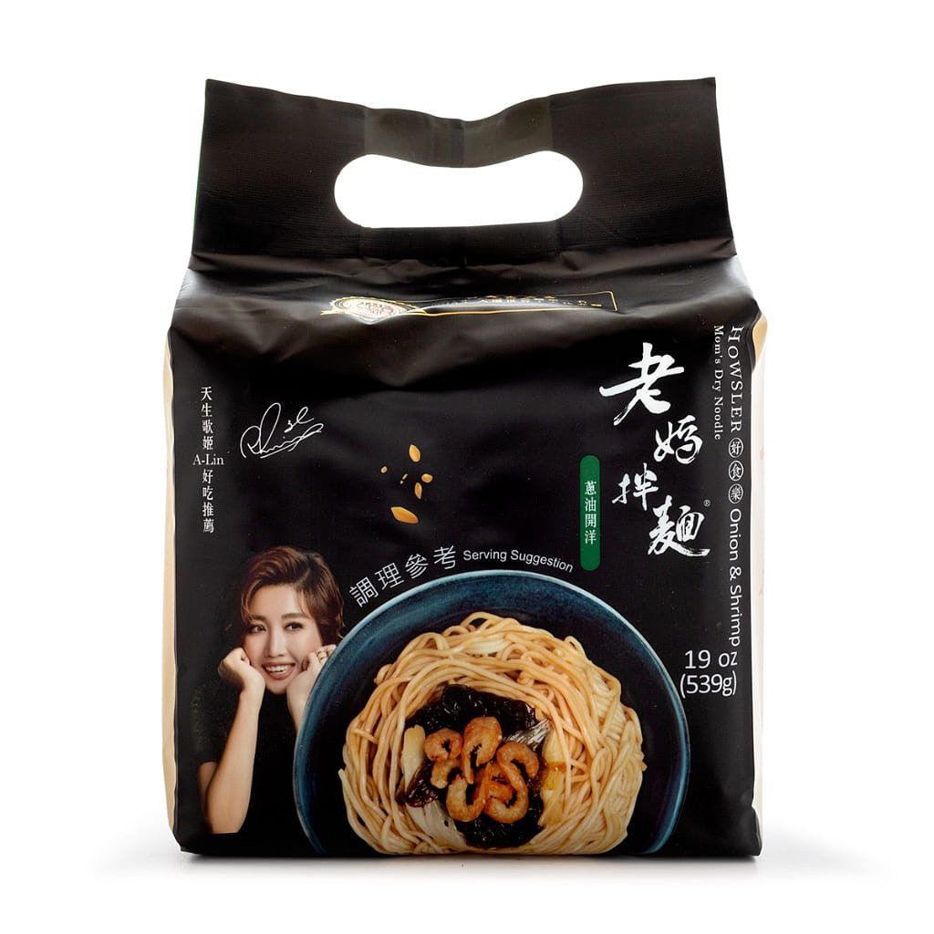 Mom's Dry Noodle, Onion and Shrimp Flavor 4pk 540 กรัม