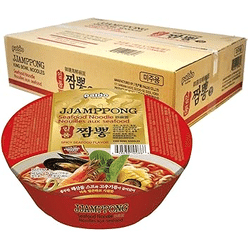Paldo Jjamppong Seafood Noodle Bowl pack of 12 1 each