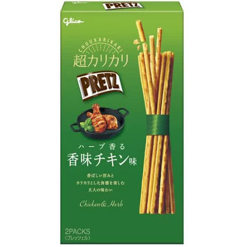 Glico Super Crunchy Pretz Chicken Herb 55g 1 ส่วน