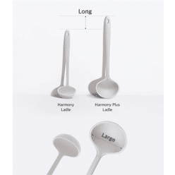 실리만 프리미엄 실리콘 국자 (플러스 사이즈) - 코코아그레이 1 개