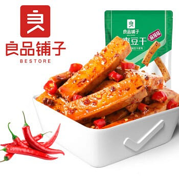 Liangpin Store Q Cool dried tofu (Spicy) 128g 128 g