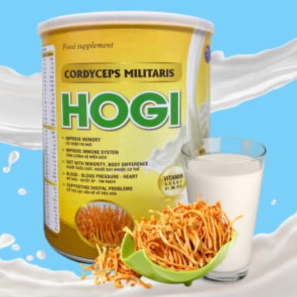 Sữa Dinh Dưỡng HOGI đông trùng hạ thảo hỗ trợ bồi bổ sức khỏe. 400 g