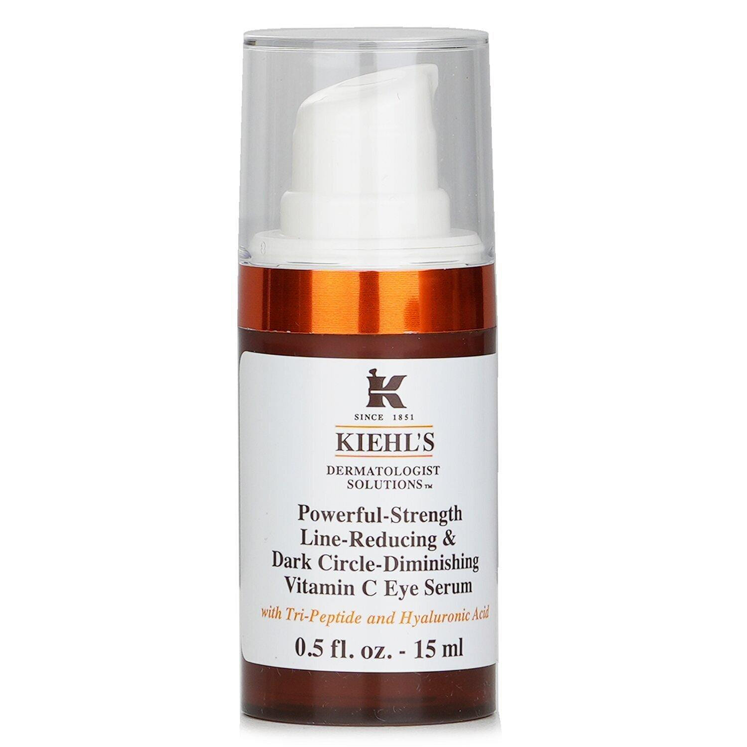 Kiehl's Dermatologist Solutions Powerful-Strength Line-Reducing & Dark Circle-Diminishing Vitamin C Eye Serum 15ml/0.5oz 15 ml(ミリリットル)