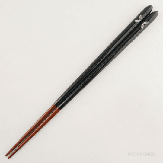 Hyozaemon Dishwasher-Safe Chopsticks Moon Drop Leaves -Large |Made in Japan 1 ส่วน