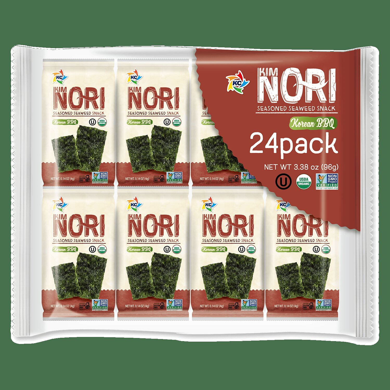 Roasted seaweeds snacks,  Kbbq 24 pack
