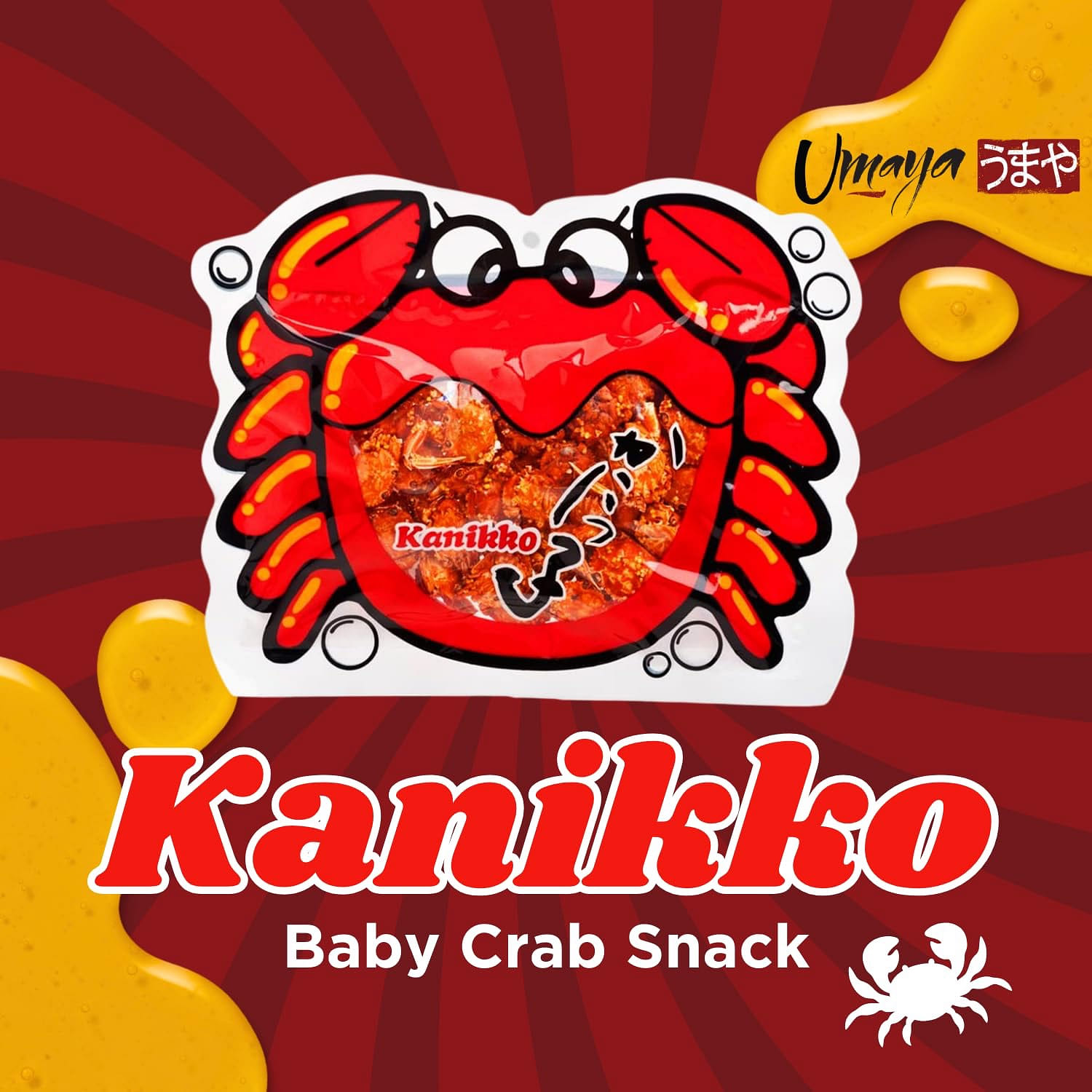 Snack Baby Crab Kanikko Crispy Fried Okabe 75g 1 each