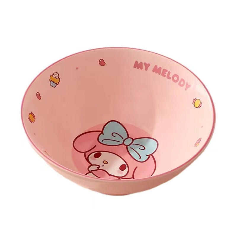 Sanrio Noodle Bowl Ceramic Large Soup Bowl Lovely-Melody 1 개