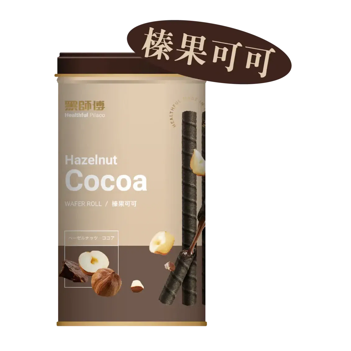 Healthful Wafer Roll Hazelnut Cocoa 400 그램