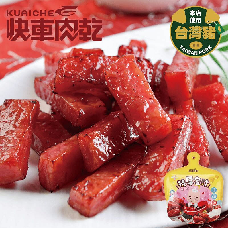 KUAICHE Thick Honey Pork Jerky 200g 1 each