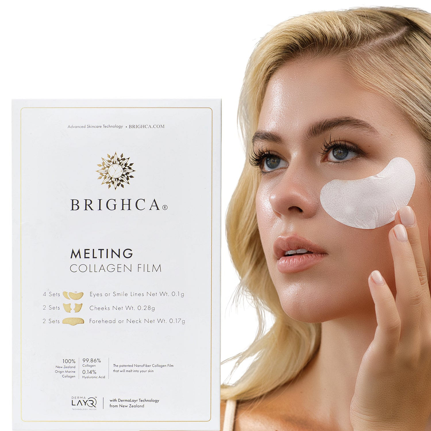 Melting Collagen Film Refills 2 Weeks Supply : Hydrolyzed Nanofiber Collagen for Visibly More Radiant Skin in Minutes 1 ส่วน