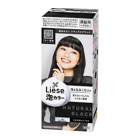 weee_care_Kao Liese Natural Black Creamy Bubble Color 108 ml