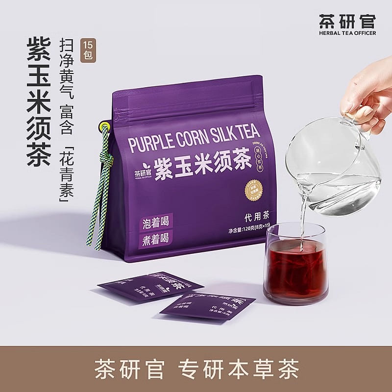 Tea Researcher Purple Corn Whisker Tea 8g*15 pack 120 그램
